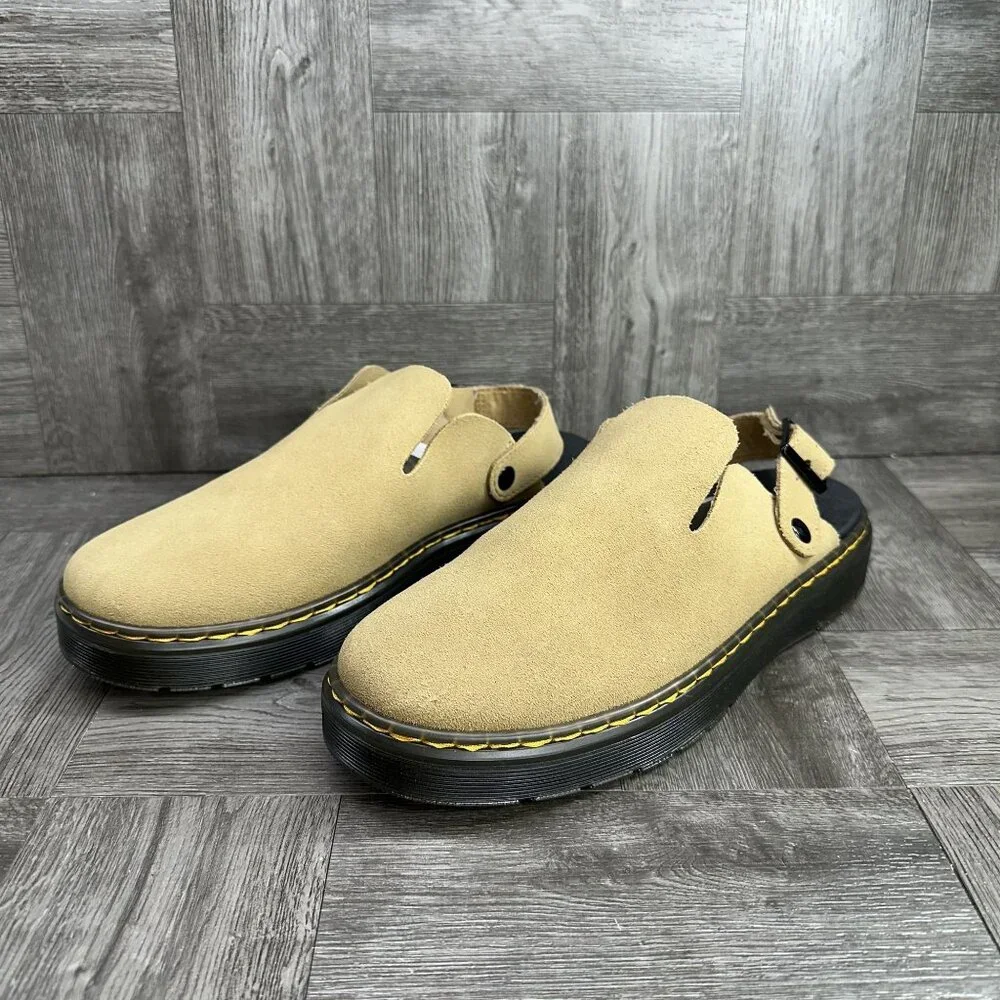 Dr. Marten's Carlson Men's size 10 Savannah Tan Sling Back Mule - Picture 3 of 9